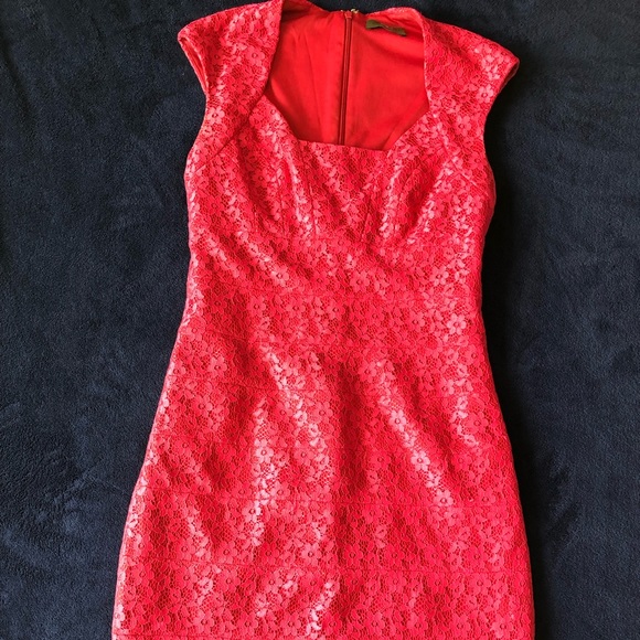 Pink Lace Dress - Picture 1 of 4